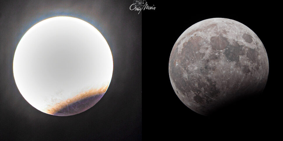 L'eclissi parziale della Luna fotografata da Sortino: la Nasa premia lo scatto del giornalista Orazio Mezzio