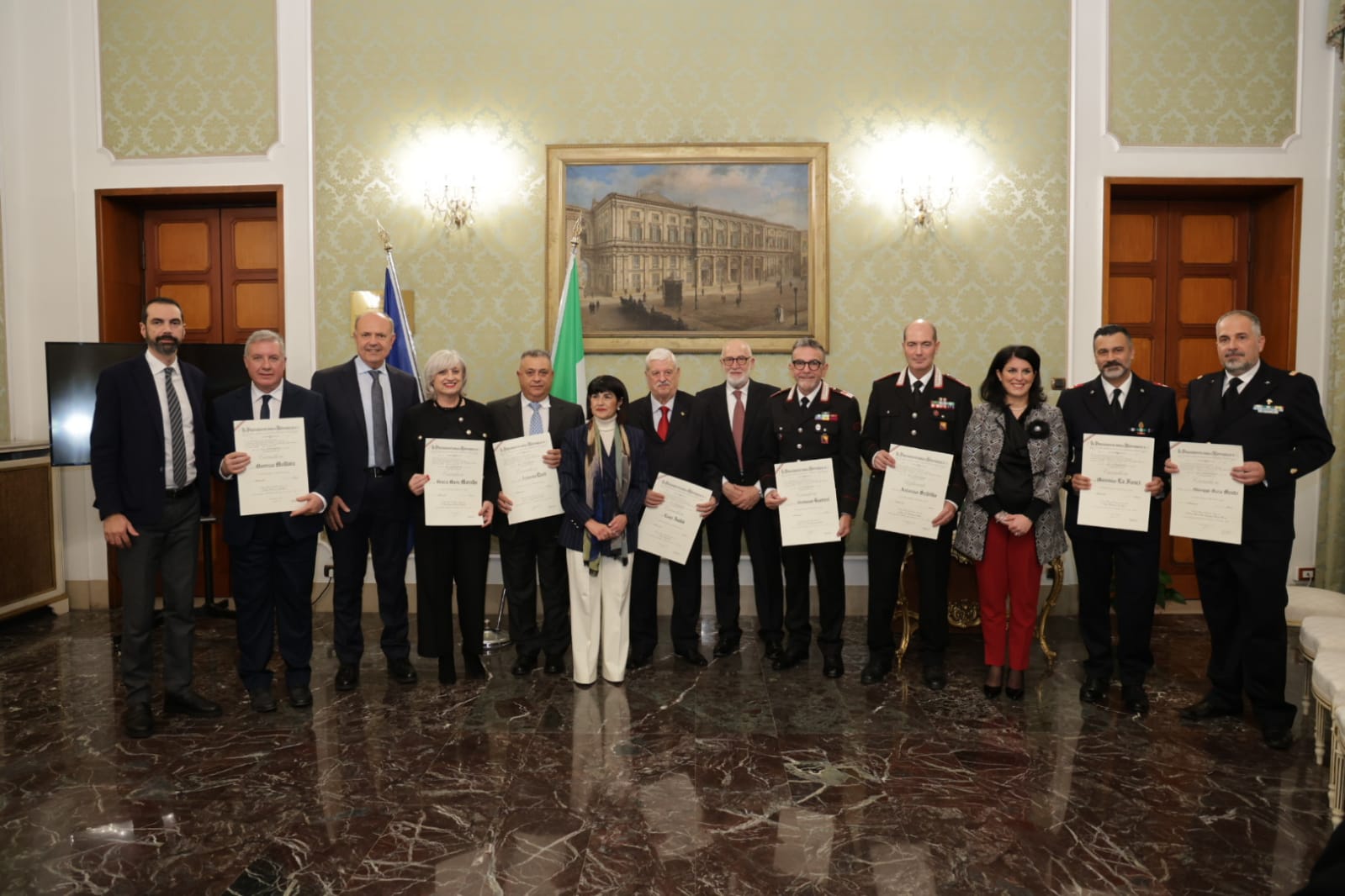 Premiati a Messina con onorificenze dellOrdine al merito