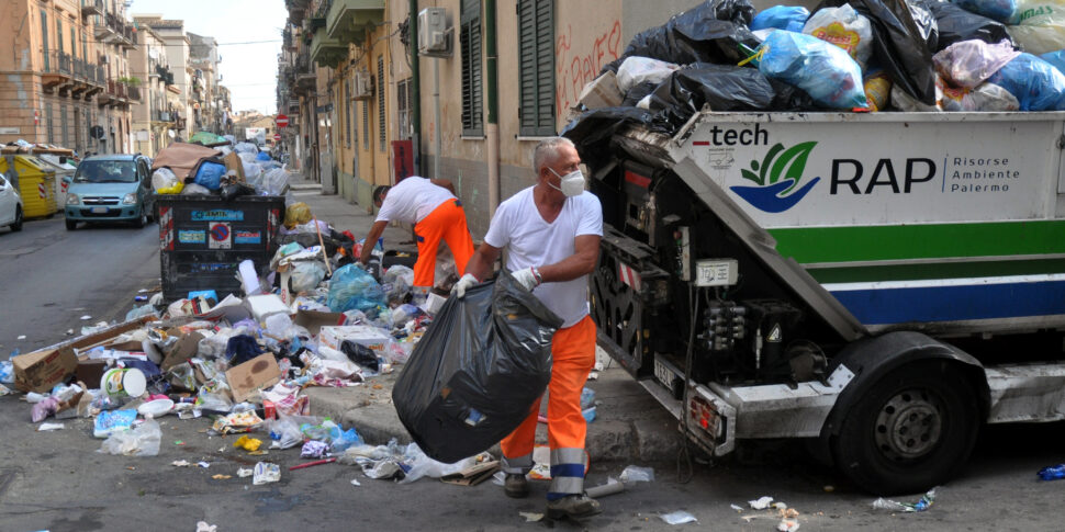 Rap, a Palermo massimo impegno per raccolta dei rifiuti durante il Natale