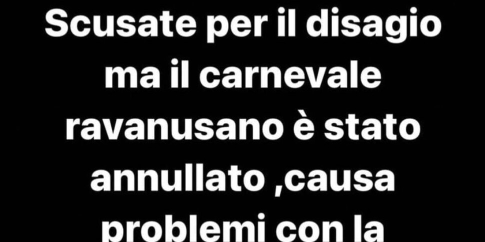 «Il Carnevale di Ravanusa non si farà», il messaggio fake e le rassicurazioni del sindaco: «Tutto falso, siamo già pronti»