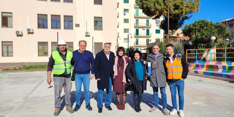 Palermo, partiti i lavori alla scuola Colozza-Bonfiglio: sorgerà un nuovo campo sportivo polivalente