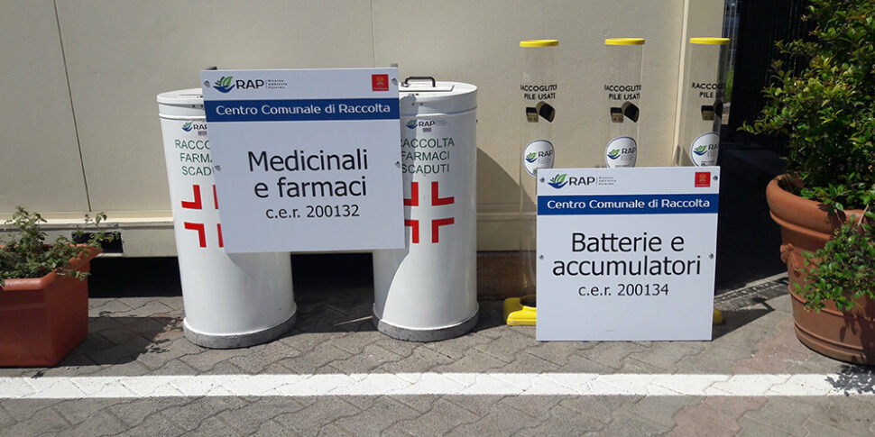 Palermo, dove buttare le batterie usate e i farmaci scaduti