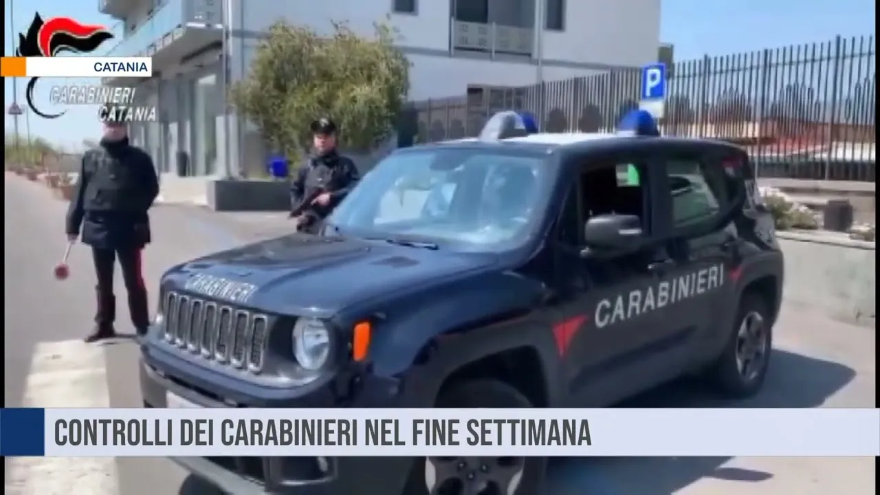 Catania: Controlli dei Carabinieri a villa Bellini – Tele One