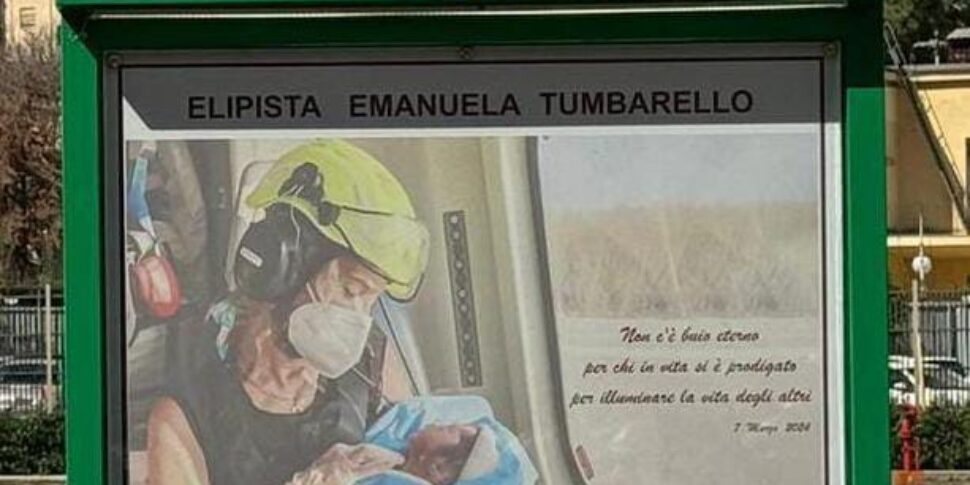 Palermo, l'elipista del Civico dedicata a Emanuela Tumbarello: salvò una bimba migrante