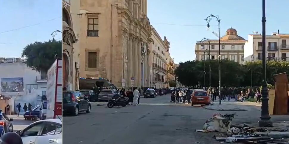 Palermo, guerriglia urbana per le vampe: all'Albergheria bottiglie di vetro contro vigili del fuoco e polizia