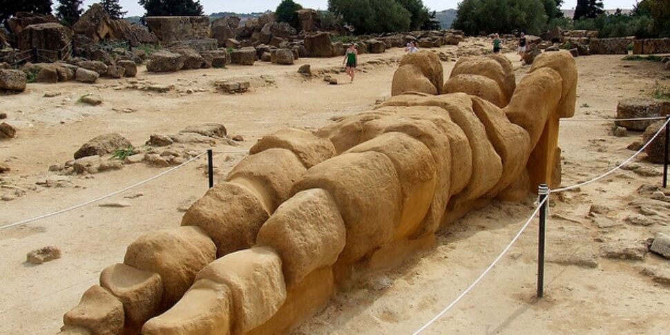 Valle dei Templi di Agrigento, completati i lavori di musealizzazione del telamone