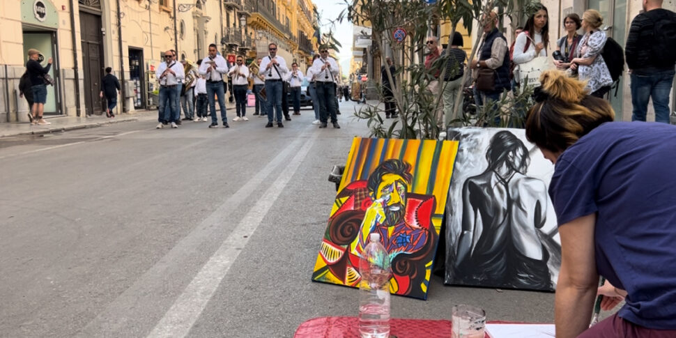 Palermo, l'arte per dire no alla violenza nel centro storico: «Qui non ci sono solo risse e droga»