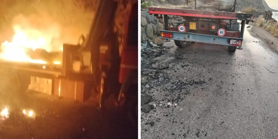 Filicudi, incendio doloso in piena notte: distrutta una barca con motore di 150 cavalli