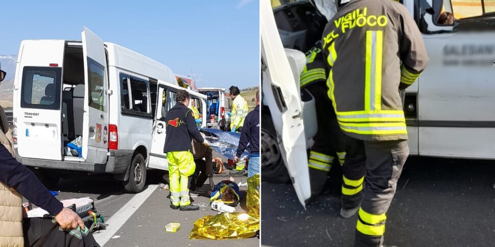 Incidente sull'autostrada Palermo-Catania con sette feriti, chiuso il tratto di Catenanuova in direzione del capoluogo etneo