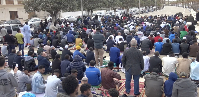 A Mazara del Vallo preghiera in piazza per fine ramadan