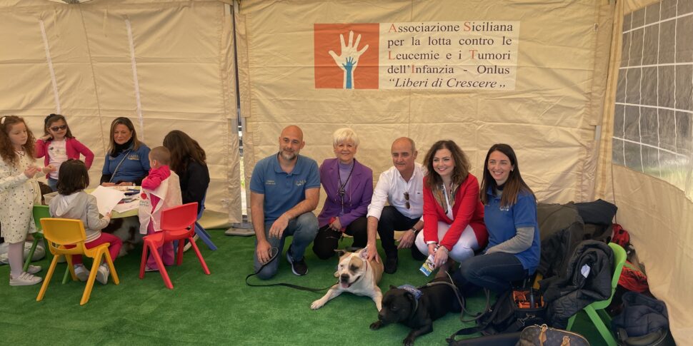 Palermo, la pet therapy per i piccoli pazienti di oncoematologia pediatrica del Civico