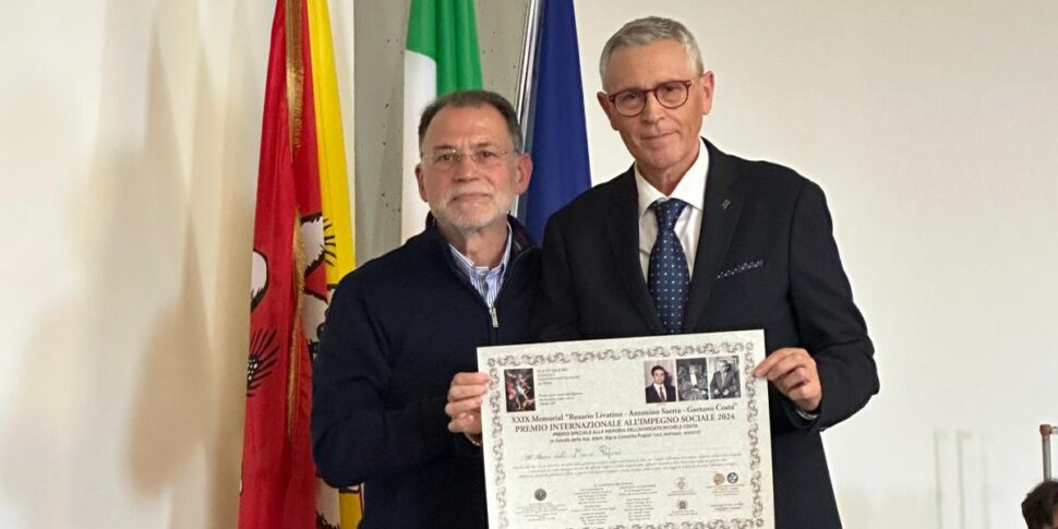 A Mario Pafumi il Premio internazionale all'impegno sociale per il giornalismo