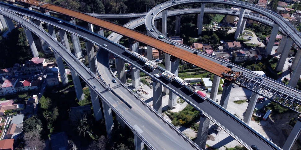 Lavori al viadotto Ritiro sull'A20, chiusa la rampa d'ingresso di viale Giostra