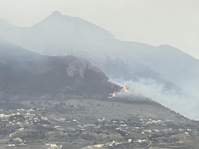 Rogo a Castellammare del Golfo, in fumo 130 ettari