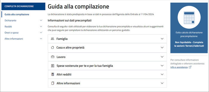 Precompilata al via, da lunedì pomeriggio l'invio