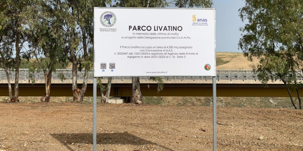 Agrigento, lungo la statale per Caltanissetta nasce un parco dedicato al giudice Livatino