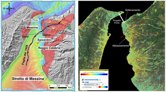 Stretto di Messina, confermato il movimento della faglia