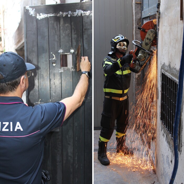 Operazione controllo della Polizia nel rione San Cristoforo