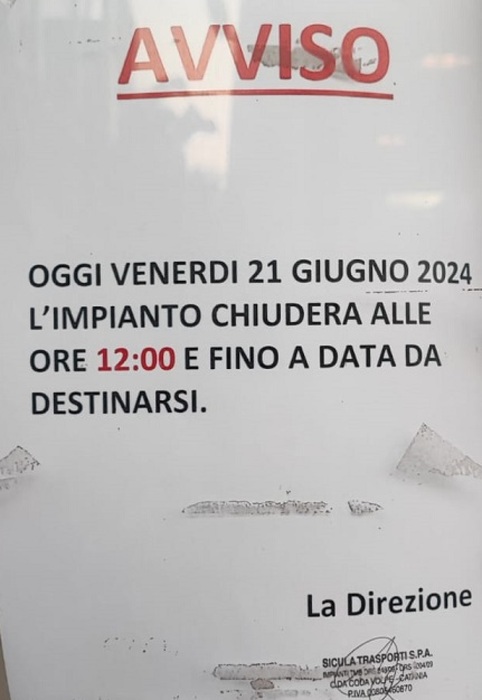 Lombardo (ScN),discarica Lentini chiusa a tempo indeterminato