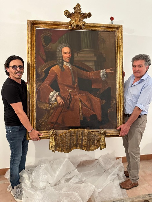 Quadro del principe Vincenzo La Grua Talamanca torna a Carini