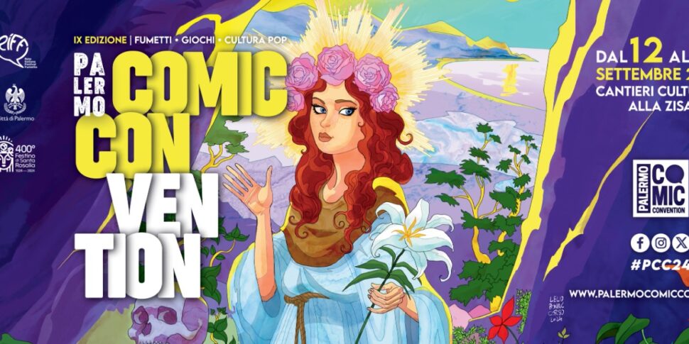 Palermo Comic Convention, Santa Rosalia è la protagonista del manifesto 2024