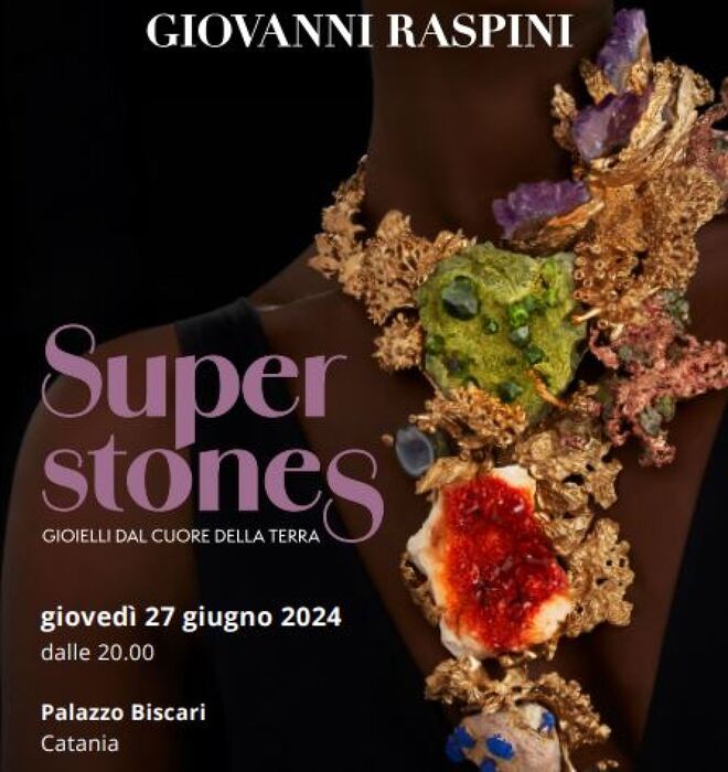 'Superstones', gioielli designer Raspini in mostra a Catania