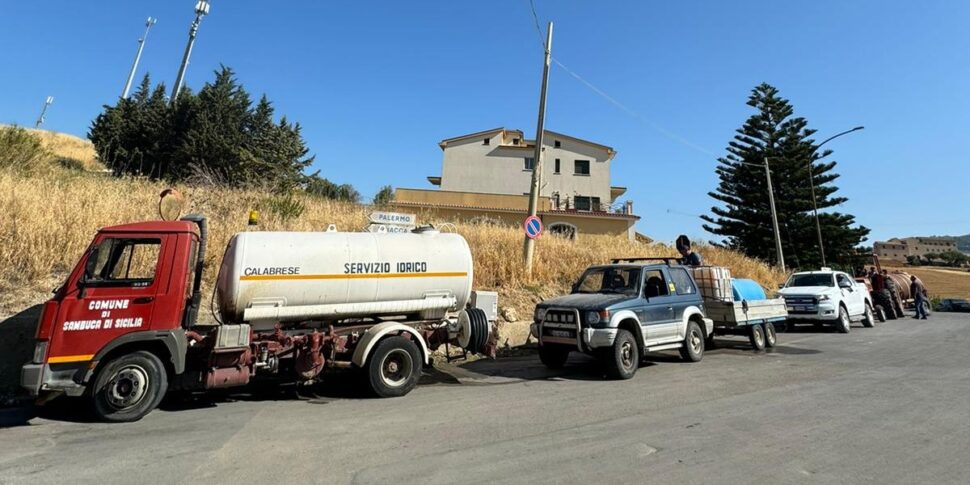 La sete dell'Agrigentino: quartieri a secco a Sciacca, un idrante per gli allevatori a Sambuca