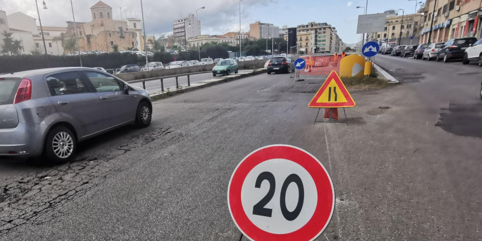 Rifacimento delle strade a Palermo, dal 30 luglio divieti di sosta e limitazioni al traffico fra la Cala e il Foro Italico