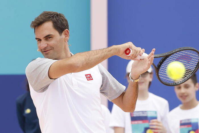 Roger Federer arrivato a Palermo con un jet privato