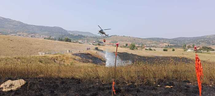 Incendio nel palermitano, operaio forestale leggermente ferito