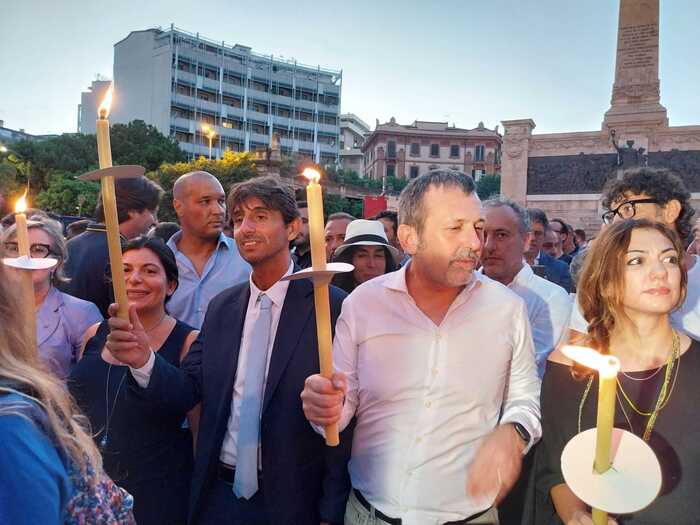 Borsellino: Arianna Meloni in testa a fiaccolata Palermo