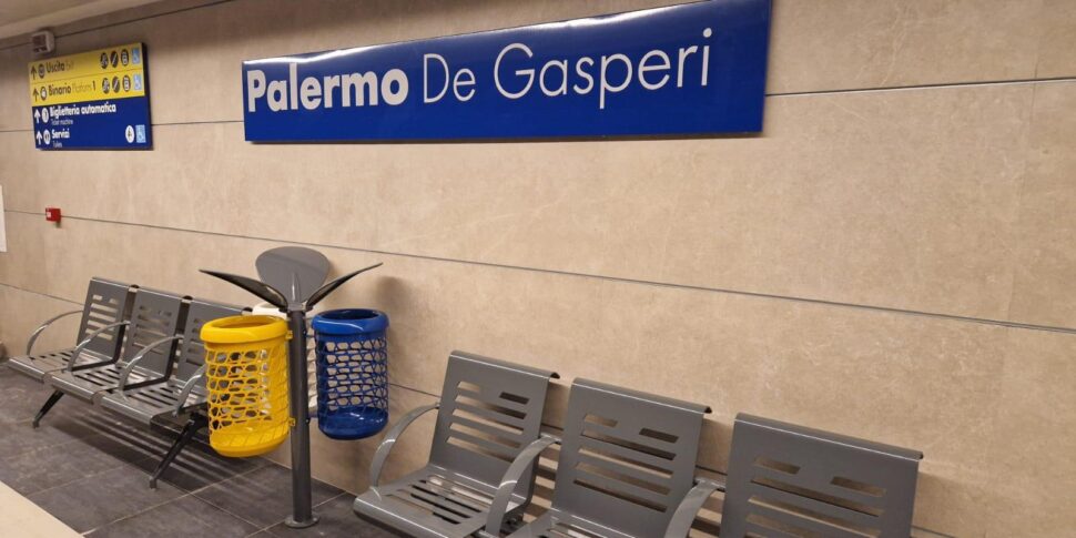 Passante ferroviario di Palermo, inaugurata la nuova fermata De Gasperi