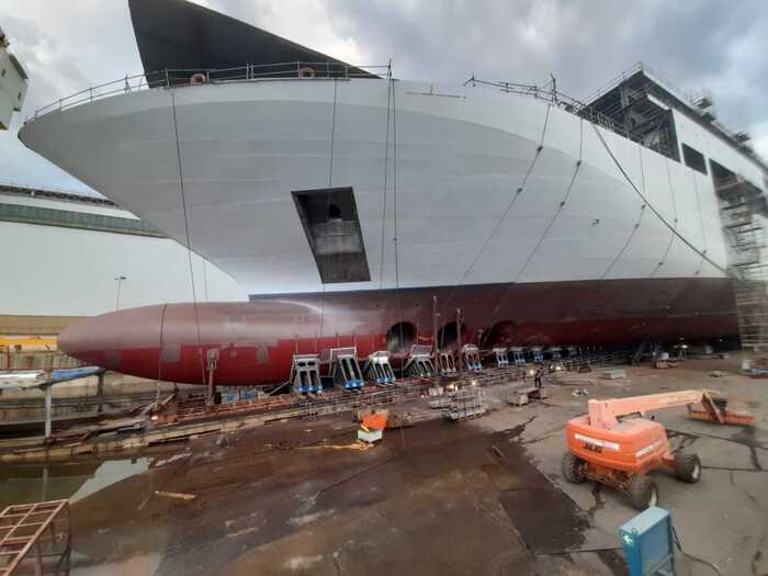 Palermo: domani varo troncone Explora di Msc al cantiere navale