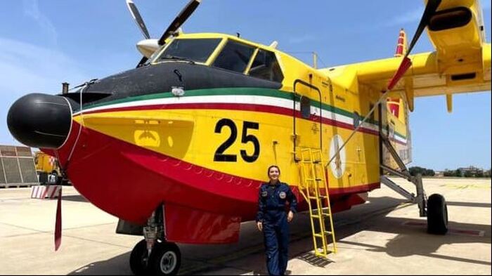 Pagana, 'catanese prima donna siciliana pilota di Canadair'