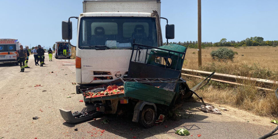 Torretta Granitola, lo scontro fra la motoape con le angurie e un camion: dopo la moglie, muore anche il marito