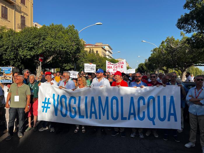 Manifestazione contro la crisi idrica ad Agrigento