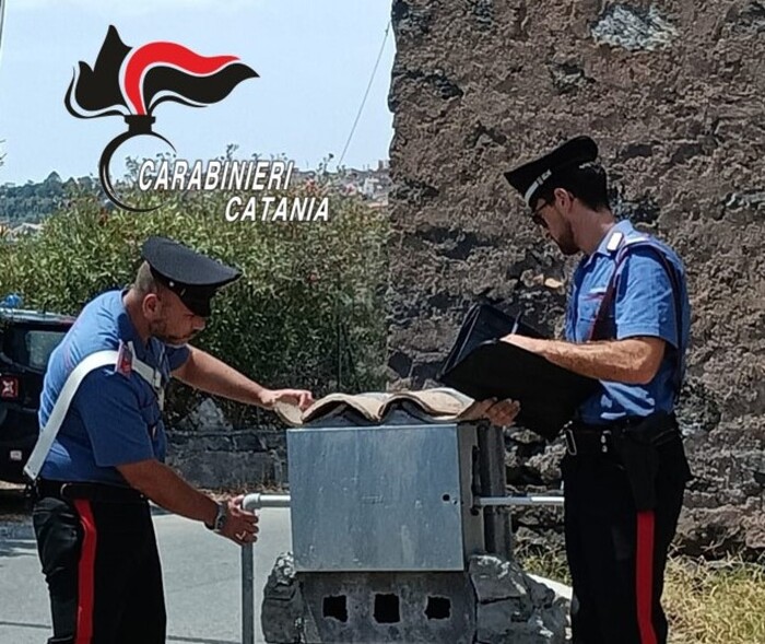 Furti d'acqua nel Catanese, in tre denunciati da Carabinieri