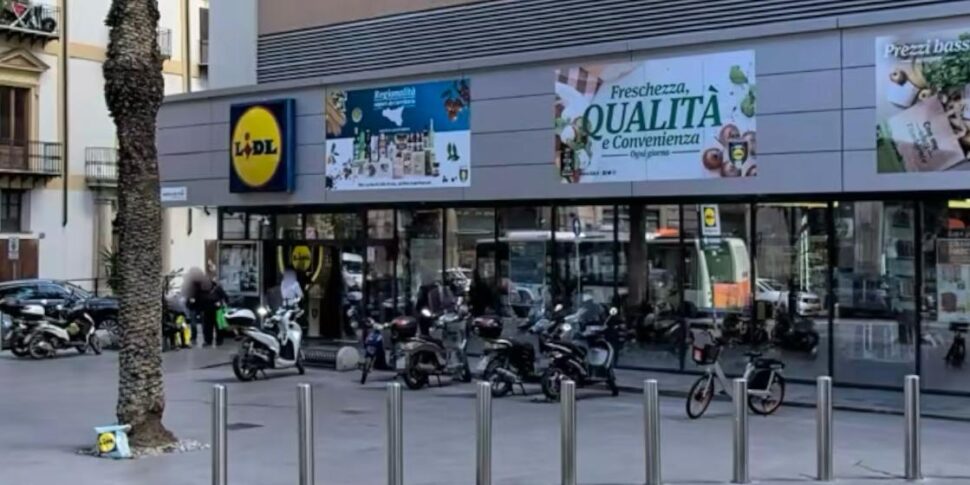 Palermo, furti a raffica: ferito un vigilante al supermercato Lidl di via Roma, quinto colpo in una settimana in un market etnico