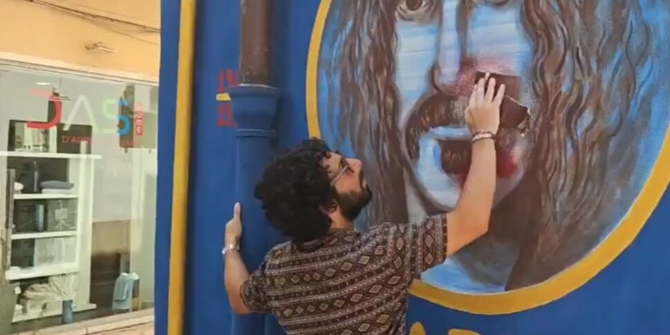 Vandalizzato e ripristinato a Partinico nell’arco di qualche ora il murales di Frank Zappa