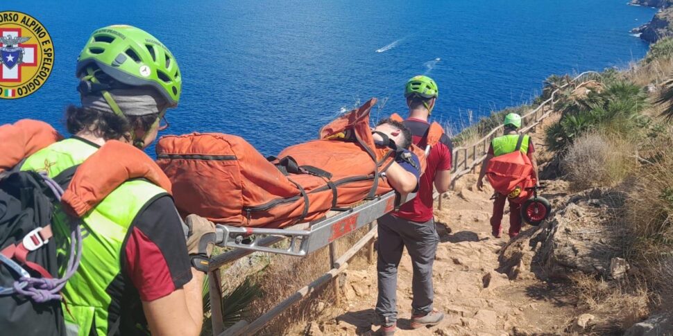 Zingaro, il Soccorso alpino corre a recuperare un ragazzo spagnolo ferito