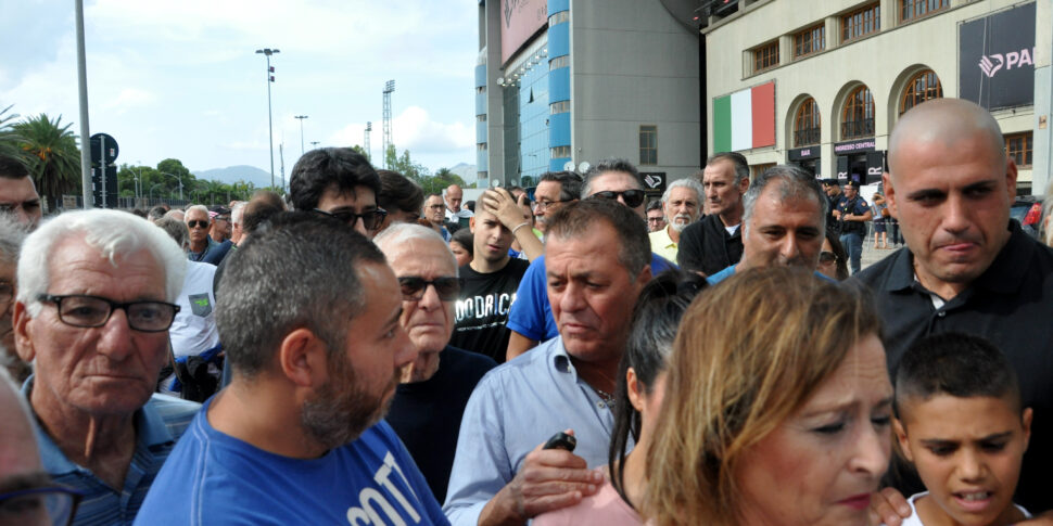 La morte di Schillaci, riaperta la camera ardente nello stadio Barbera di Palermo