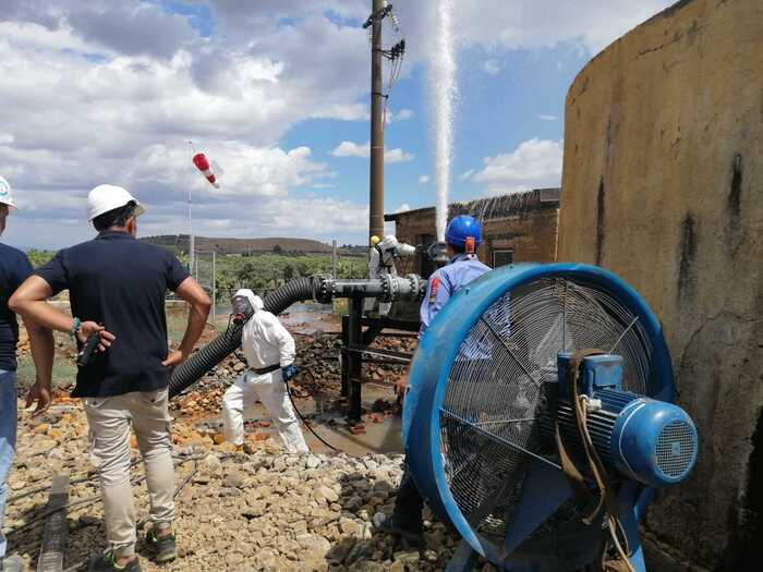 Geyser nel Catanese, in corso i lavori per la sua chiusura