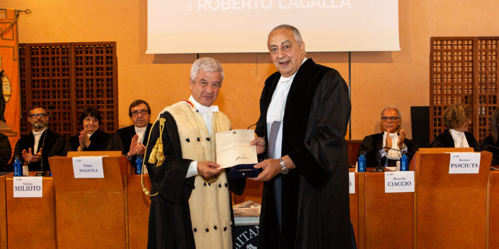 L'Università di Palermo conferisce a Roberto Lagalla il titolo di professore emerito