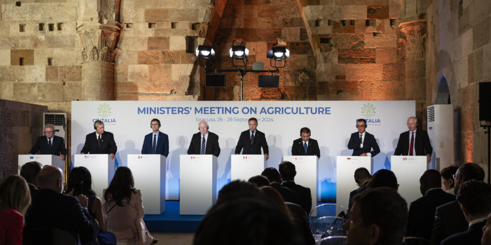 Sovranità alimentare, Africa e clima: intesa al G7 Agricoltura di Siracusa