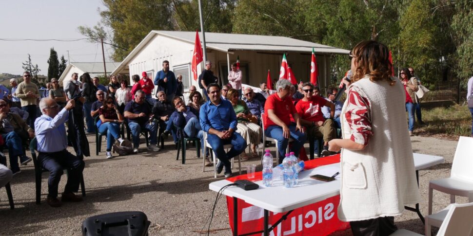 Enna, Cgil in piazza contro la siccità: «Serve una nuova governance»