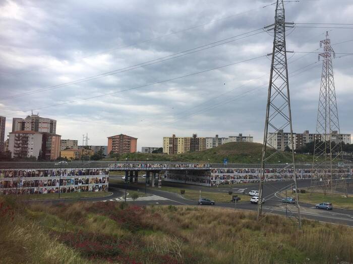 A Catania le 700 foto del 'Cantico di Librino' saranno rimosse