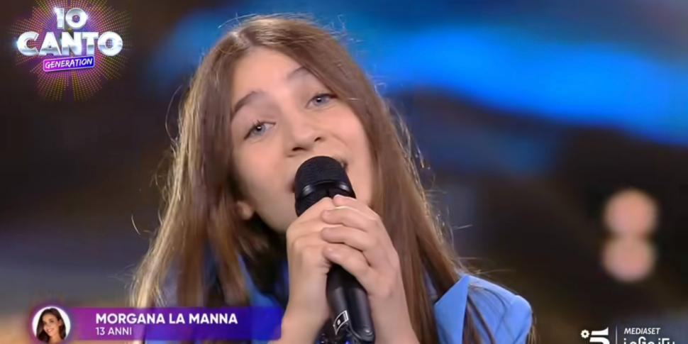 La giovane siciliana Morgana La Manna incanta il pubblico di «Io Canto»