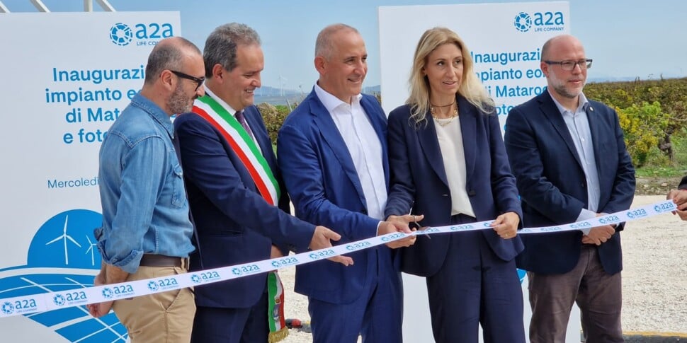 A2A inaugura gli impianti eolici e fotovoltaici nel Trapanese