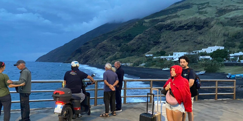 Maltempo a Stromboli, l’odissea di isolani e turisti tedeschi per poter arrivare e partire