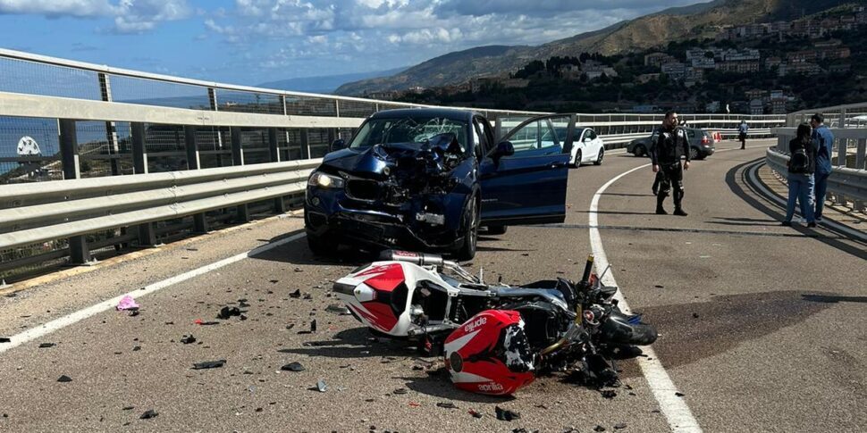 Messina, motociclista muore sul ponte di Mistretta dopo lo scontro con un suv